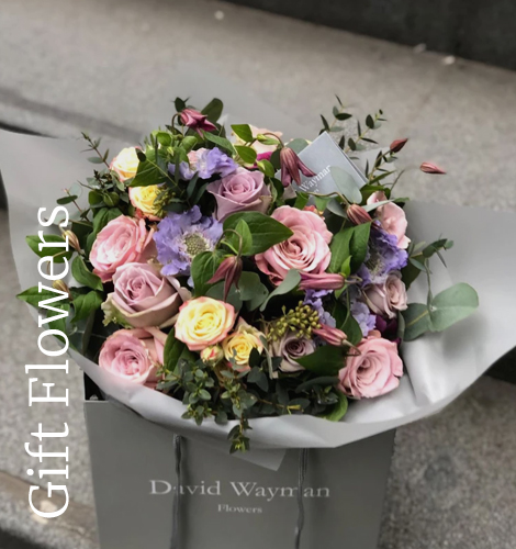 Hand-tied gift bouquet